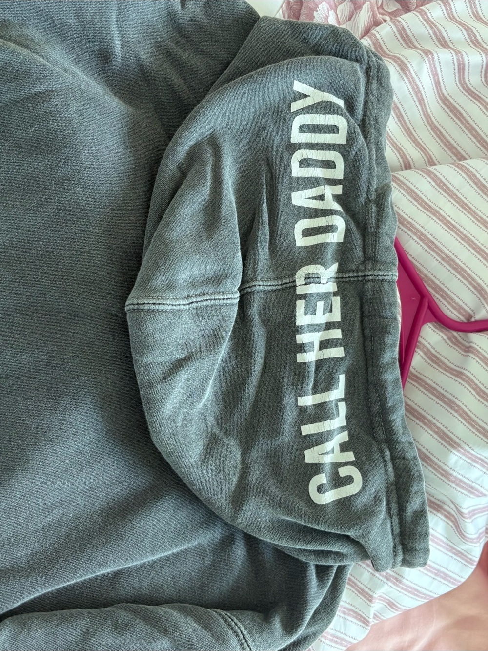 Gray 'Call Her Daddy' Graphic Hoodie - Women's Sweatshirt